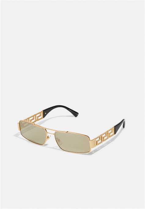 occhiali da sole gold versace uomo|Versace 0Ve2140 100287 1 Occhiali da Sole, Oro (Gold/Gray), .